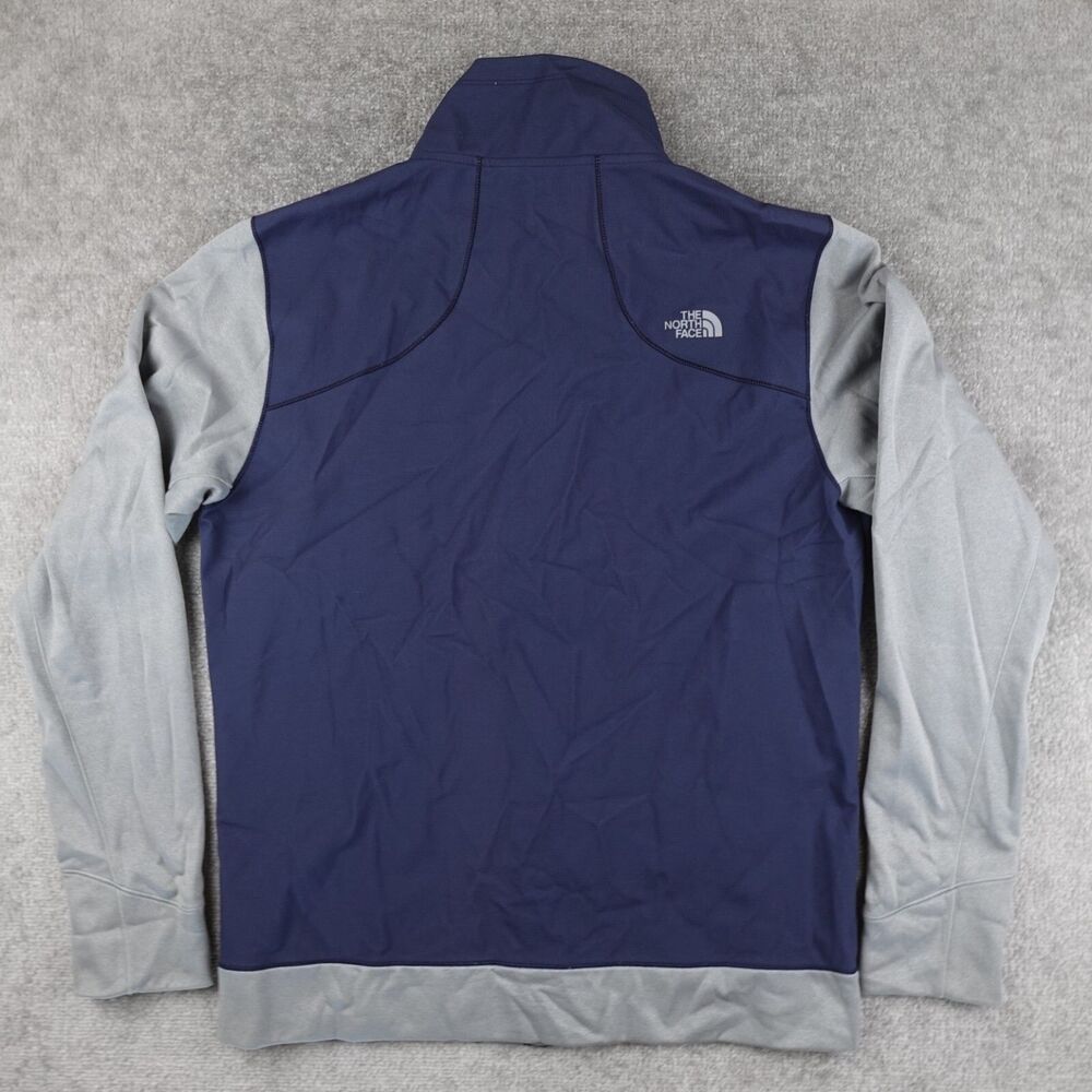 The North Face Jacket Mens M Blue Gray Color Block Full Zip Flash Dry Hiking - Picture 5 of 9